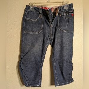 Bongo Stylish Blue  Denim Bermudas Size 9
